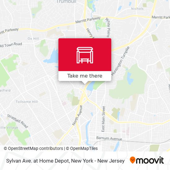 Mapa de Sylvan Ave. at Home Depot