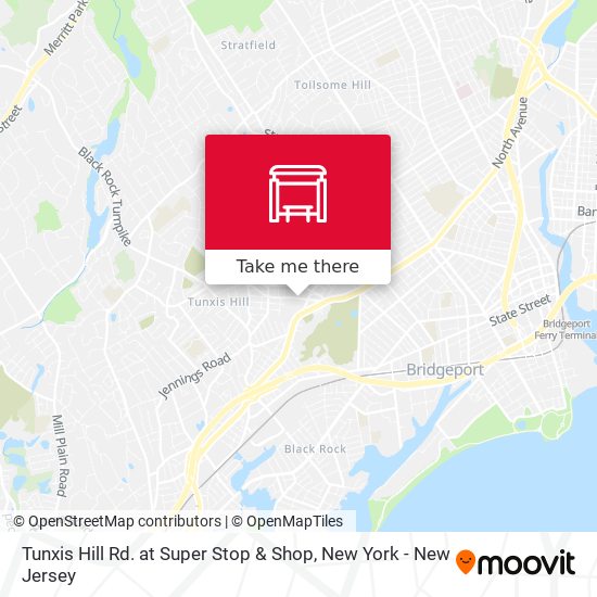 Tunxis Hill Rd. at Super Stop & Shop map