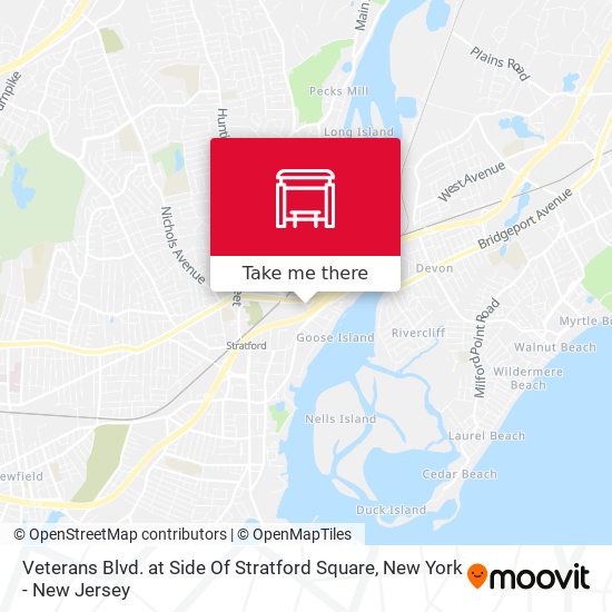Veterans Blvd. at Side Of Stratford Square map