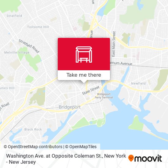 Washington Ave. at Opposite Coleman St. map