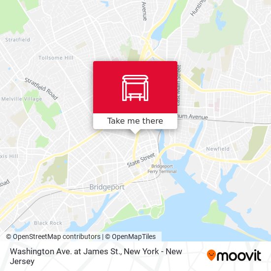 Mapa de Washington Ave. at James St.