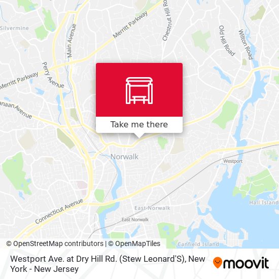Westport Ave. at Dry Hill Rd. (Stew Leonard'S) map