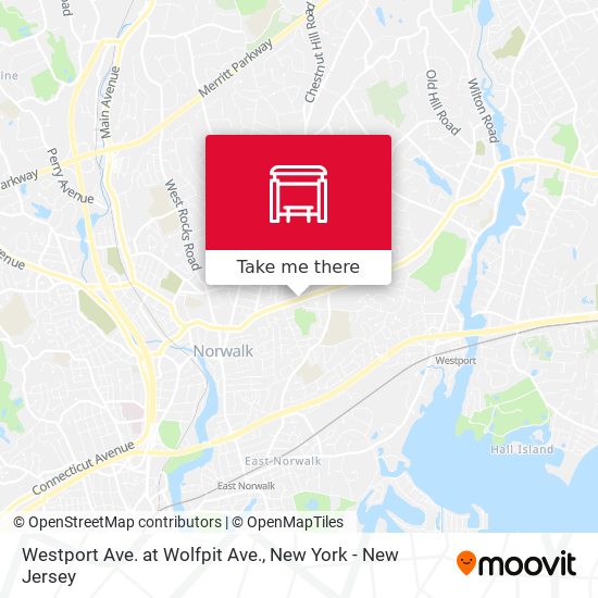 Mapa de Westport Ave. at Wolfpit Ave.