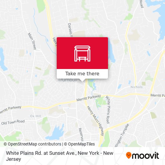 White Plains Rd. at Sunset Ave. map