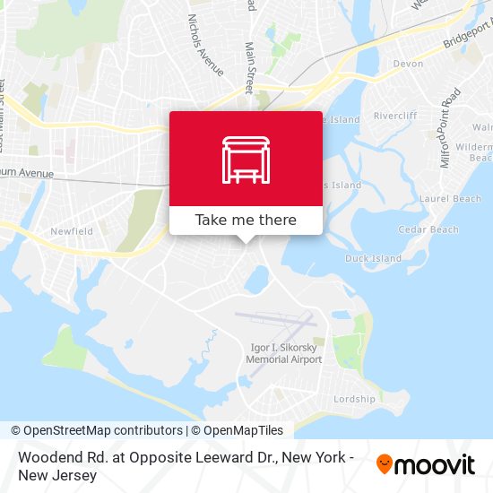 Woodend Rd. at Opposite Leeward  Dr. map