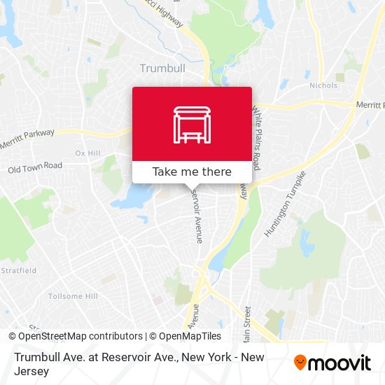 Trumbull Ave. at Reservoir Ave. map