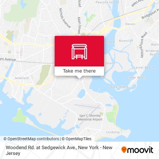Woodend Rd. at Sedgewick Ave. map