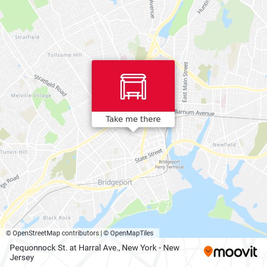 Mapa de Pequonnock St. at Harral Ave.