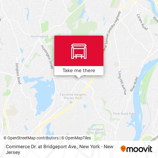 Commerce Dr. at Bridgeport Ave. map