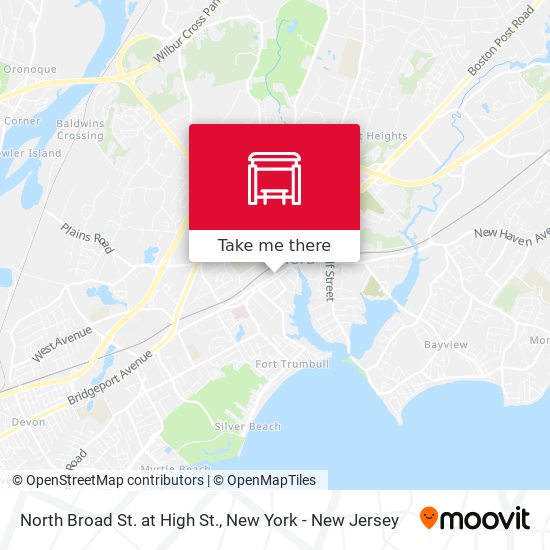 North Broad St. at High St. map