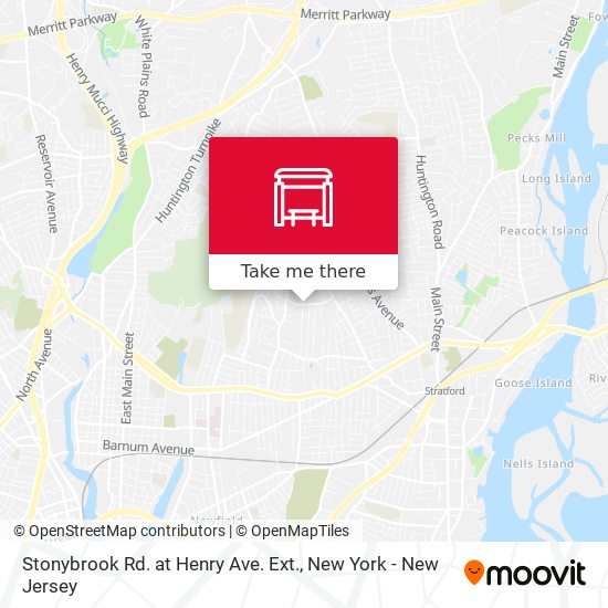 Stonybrook Rd. at Henry Ave. Ext. map
