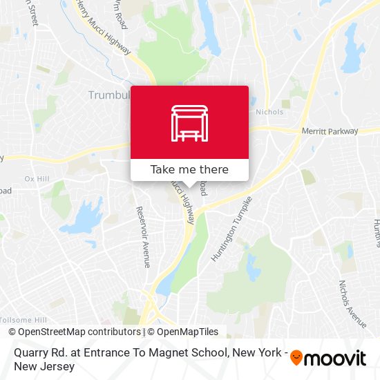 Quarry Rd. at Entrance To Magnet School map