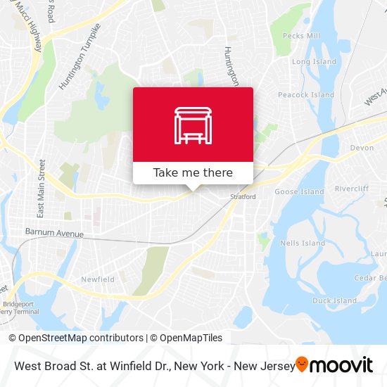 West Broad St. at Winfield Dr. map