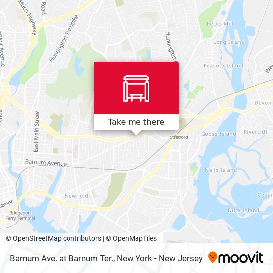 Mapa de Barnum Ave. at Barnum Ter.