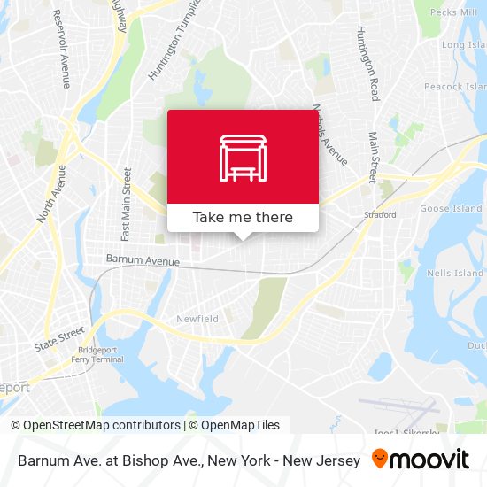 Mapa de Barnum Ave. at Bishop Ave.