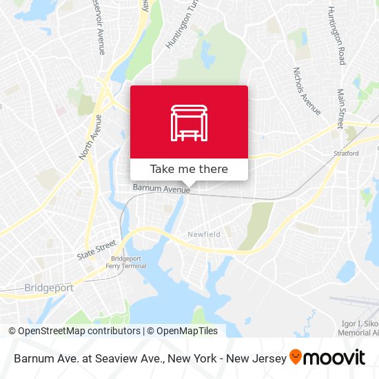 Mapa de Barnum Ave. at Seaview Ave.