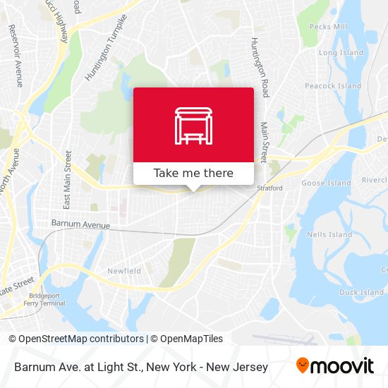 Mapa de Barnum Ave. at Light St.