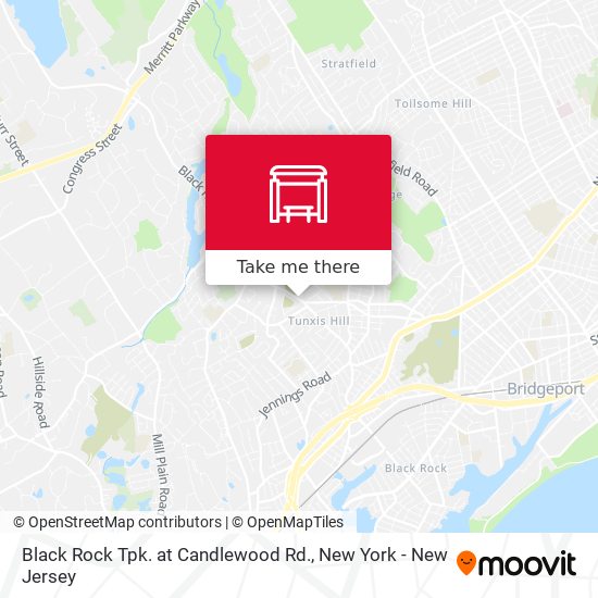 Black Rock Tpk. at Candlewood Rd. map