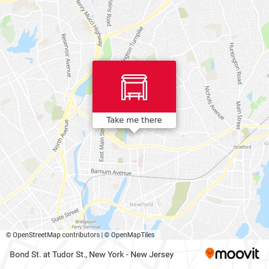 Mapa de Bond St. at Tudor St.