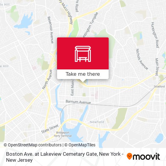 Mapa de Boston Ave. at Lakeview Cemetary Gate