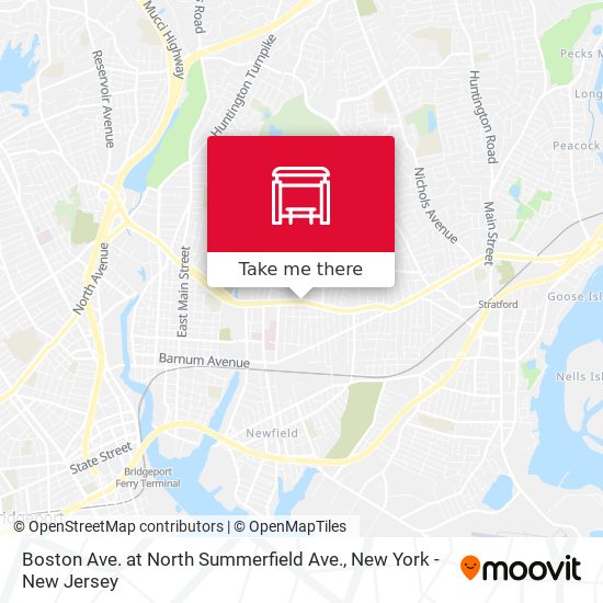 Boston Ave. at North Summerfield Ave. map