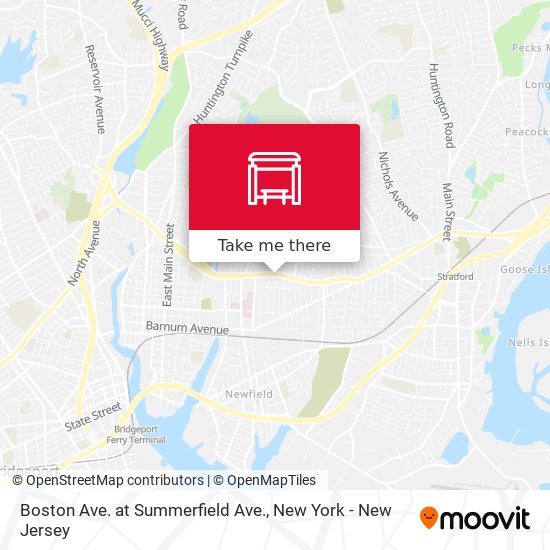 Boston Ave. at Summerfield Ave. map