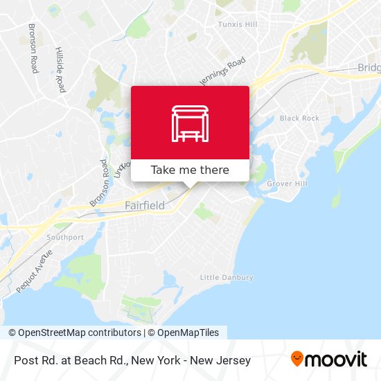 Mapa de Post Rd. at Beach Rd.