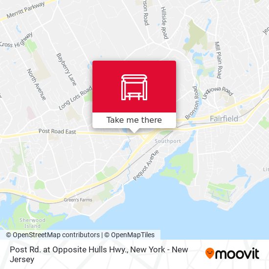 Mapa de Post Rd. at Opposite Hulls Hwy.