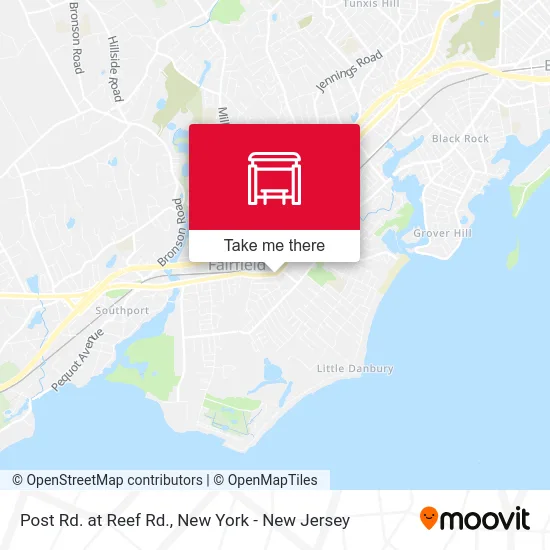 Post Rd. at Reef Rd. map