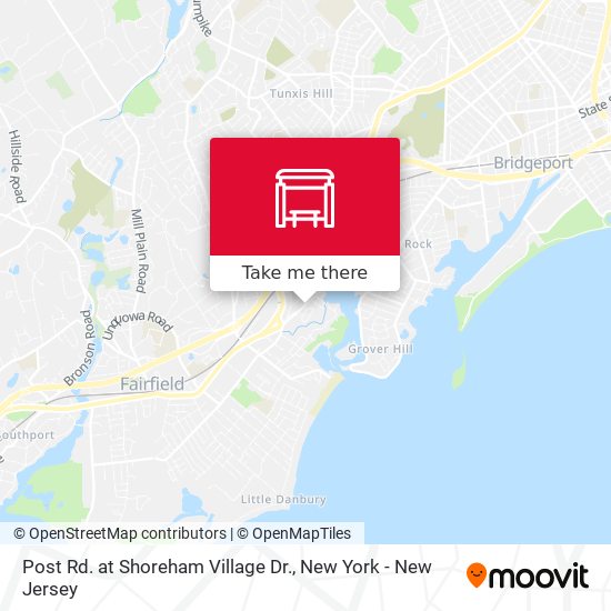 Post Rd. at Shoreham Village Dr. map