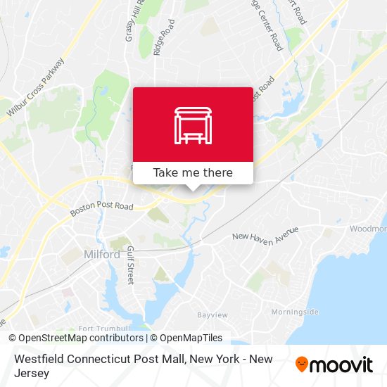 Westfield Connecticut Post Mall map