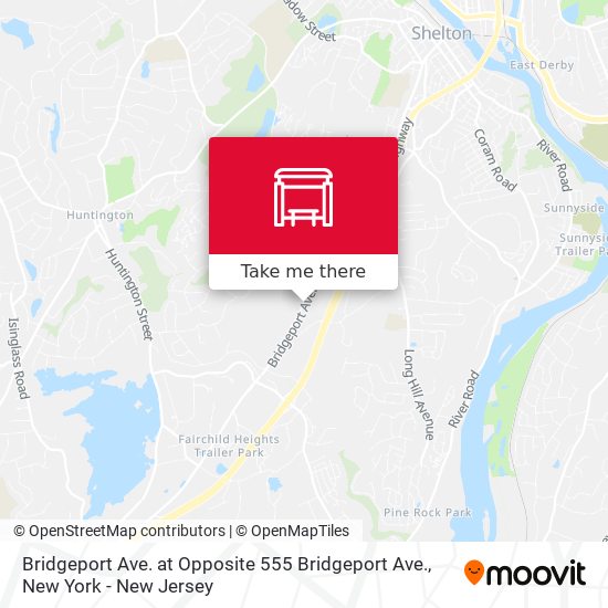 Mapa de Bridgeport Ave. at Opposite 555 Bridgeport Ave.