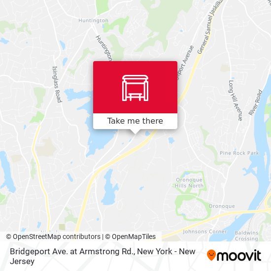 Bridgeport Ave. at Armstrong Rd. map