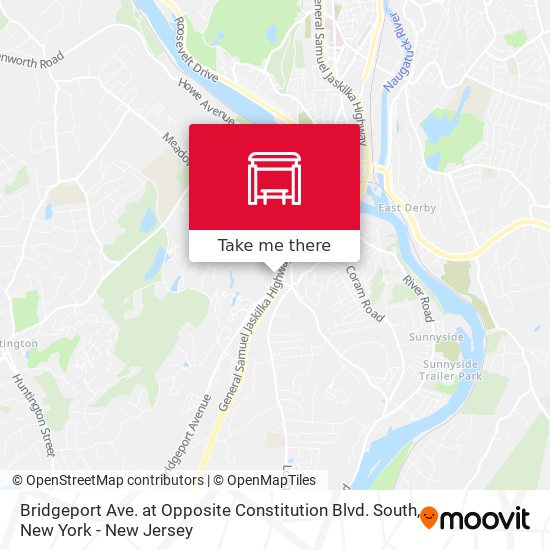 Bridgeport Ave. at Opposite Constitution Blvd. South map