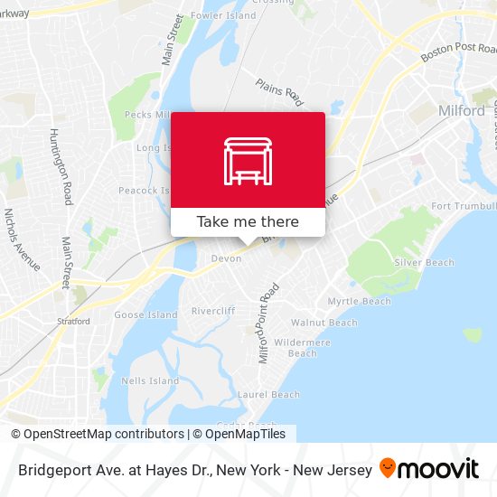 Mapa de Bridgeport Ave. at Hayes Dr.