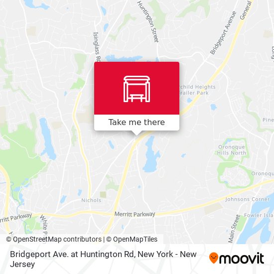 Mapa de Bridgeport Ave. at Huntington Rd