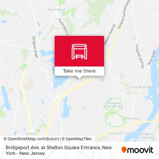 Mapa de Bridgeport Ave. at Shelton Square Entrance