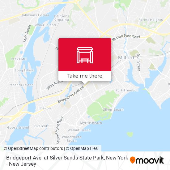 Mapa de Bridgeport Ave. at Silver Sands State Park