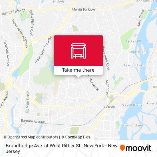 Broadbridge Ave. at West Rittier St. map
