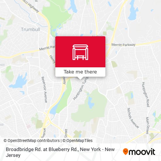 Broadbridge Rd. at Blueberry Rd. map
