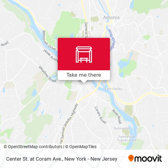 Mapa de Center St. at Coram Ave.