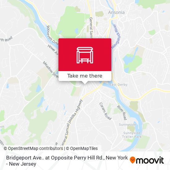 Bridgeport Ave.. at Opposite Perry Hill Rd. map