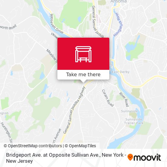 Bridgeport Ave. at Opposite Sullivan Ave. map