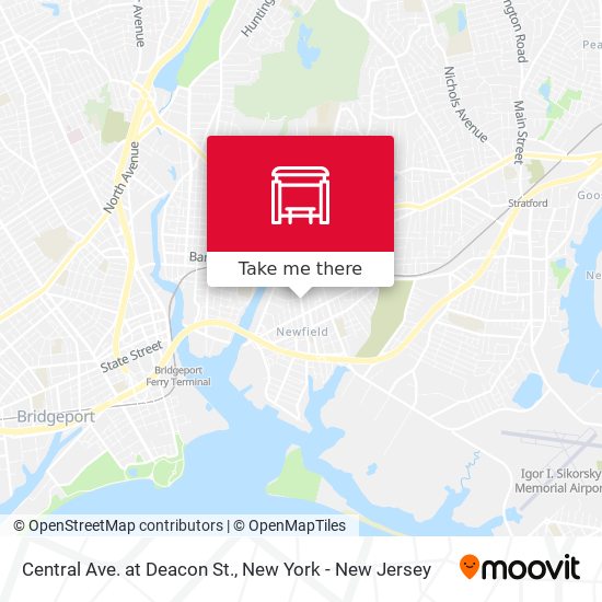 Mapa de Central Ave. at Deacon St.