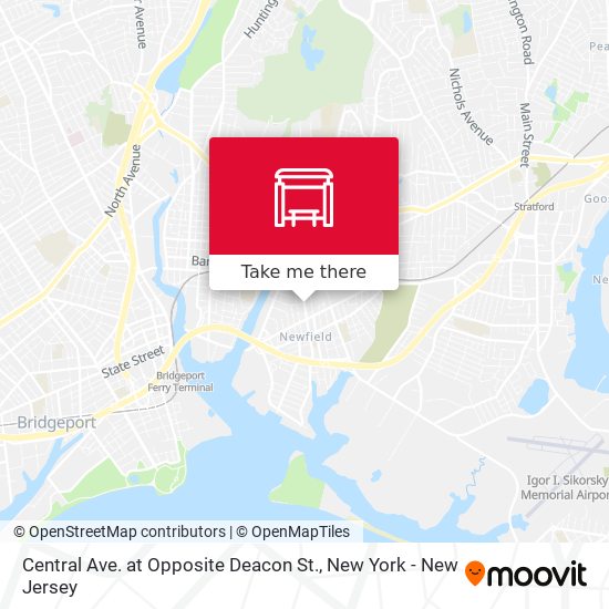 Central Ave. at Opposite Deacon St. map