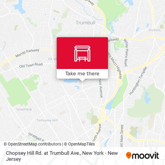 Mapa de Chopsey Hill Rd. at Trumbull Ave.