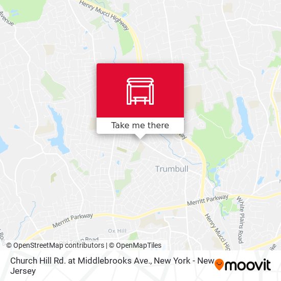 Mapa de Church Hill Rd. at Middlebrooks Ave.
