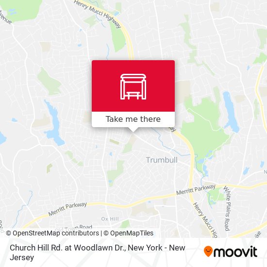 Church Hill Rd. at Woodlawn Dr. map