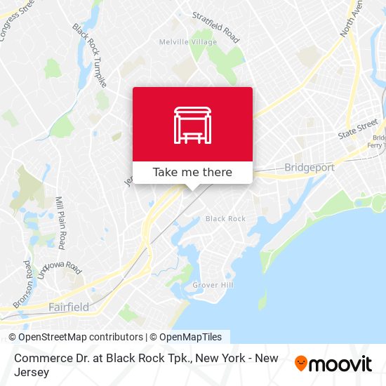 Mapa de Commerce Dr. at Black Rock Tpk.