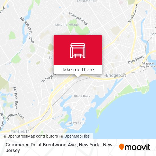 Commerce Dr. at Brentwood Ave. map